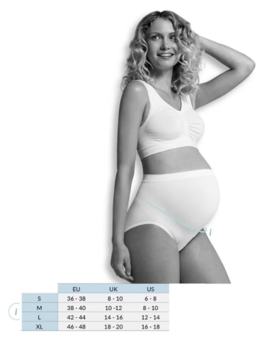 CARRIWELL - Culotte de grossesse sans coutures - Noir