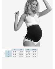 CARRIWELL - Bandeau de grossesse sans couture - Noir