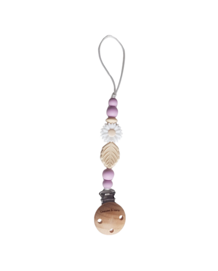 CHEWIES&MORE - Attache-tétine en silicone - Daisy