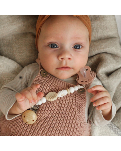 CHEWIES&MORE - Attache-tétine en silicone - Daisy