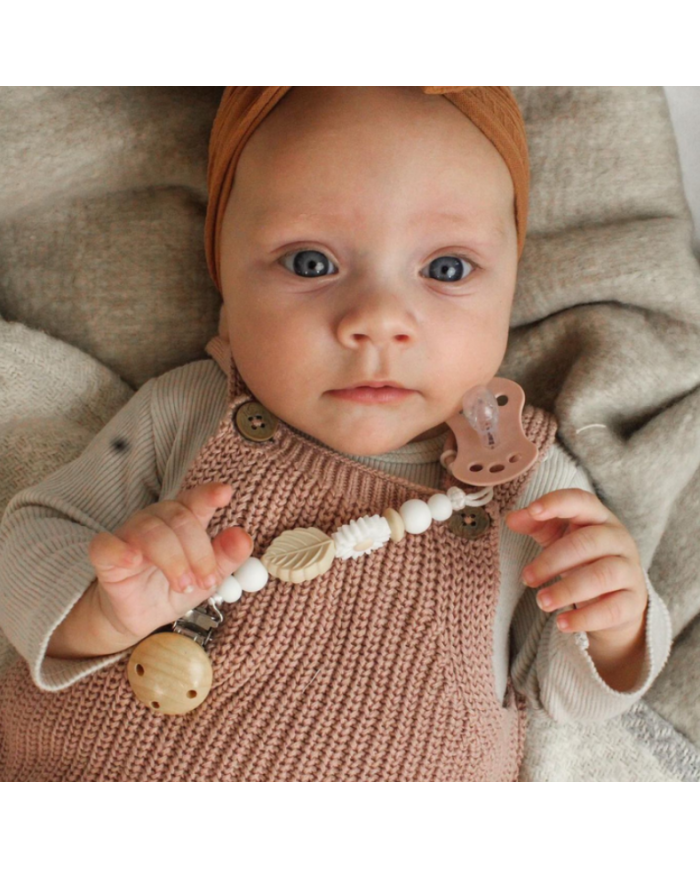 CHEWIES&MORE - Attache-tétine en silicone - Daisy