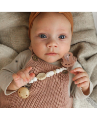 CHEWIES&MORE - Attache-tétine en silicone - Daisy