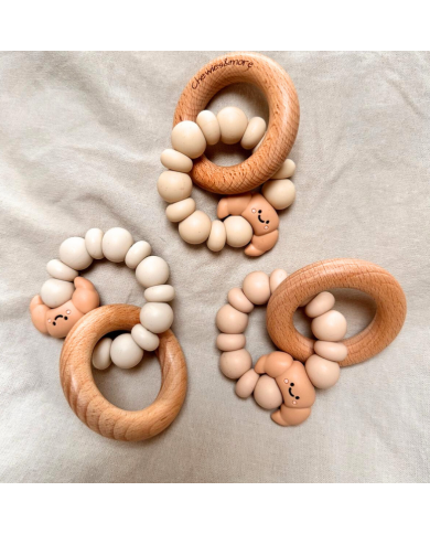 CHEWIES&MORE - Hochet de dentition - Croissant