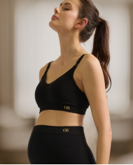 CACHE COEUR - Brassière de grossesse et allaitement Noir - ZOE CACHE COEUR - Brassière de grossesse et allaitement Noir - ZOE