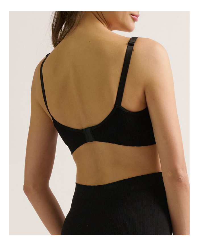 CACHE COEUR - Brassière de grossesse et allaitement Noir - ZOE CACHE COEUR - Brassière de grossesse et allaitement Noir - ZOE