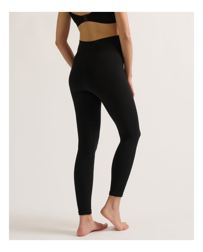 CACHE COEUR - Legging de grossesse - ZOE Noir