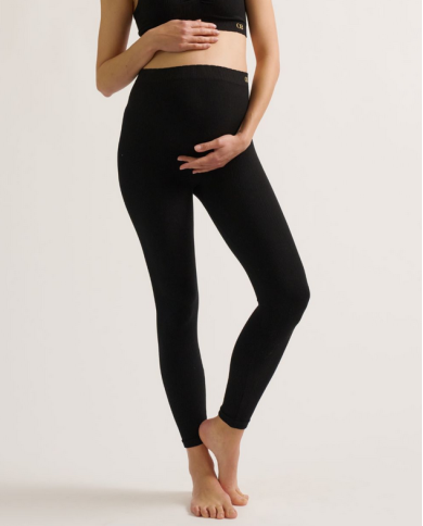 CACHE COEUR - Legging de grossesse - ZOE Noir CACHE COEUR - Legging de grossesse - ZOE Noir
