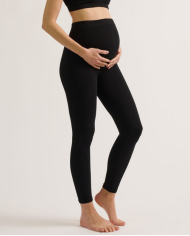 CACHE COEUR - Legging de grossesse - ZOE Noir