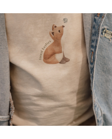 LITTLE DUTCH - T-shirt Renard - Forest Friends
