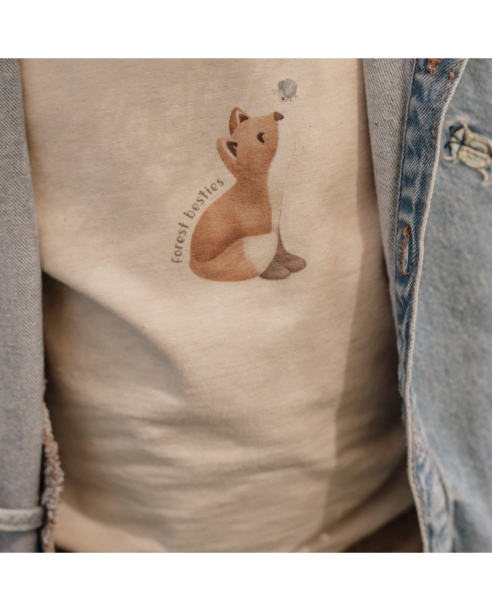 LITTLE DUTCH - T-shirt Renard - Forest Friends