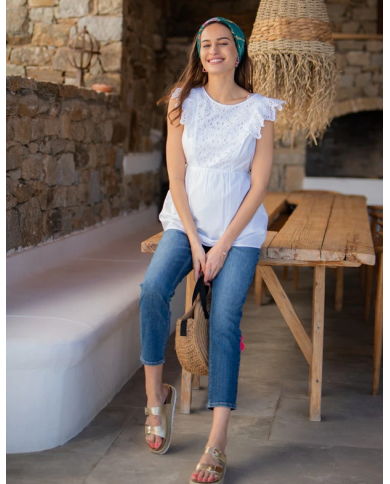 SERAPHINE - Blouse de grossesse et allaitement - ABIGAIL