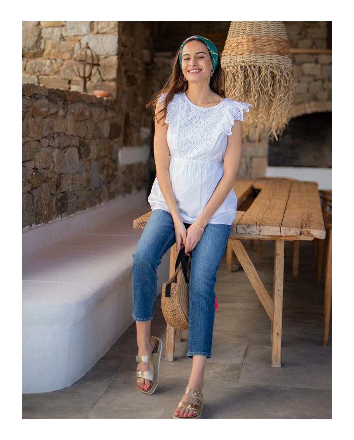 SERAPHINE - Blouse de grossesse et allaitement - ABIGAIL