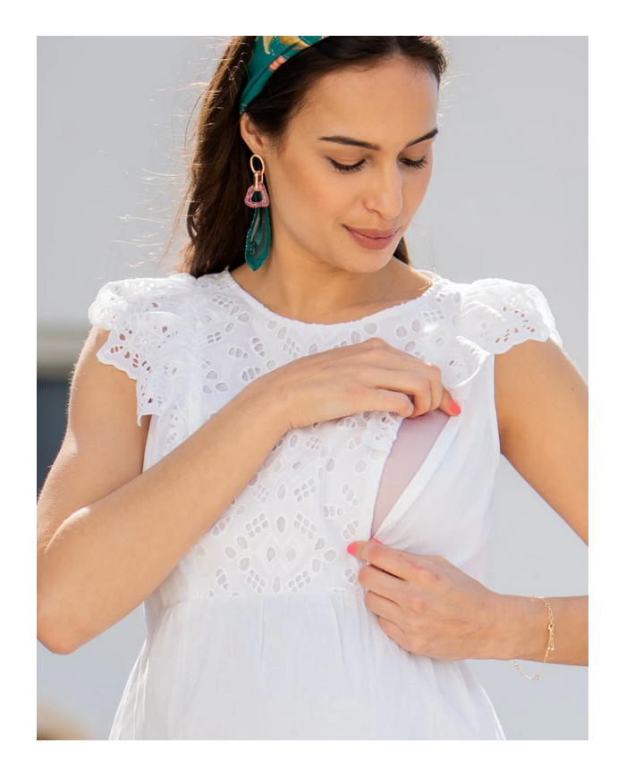 SERAPHINE - Blouse de grossesse et allaitement - ABIGAIL