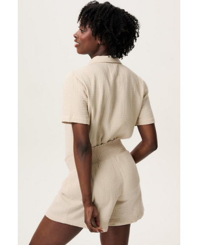 NOPPIES - Short de grossesse - FLORENCIA - Light sand NOPPIES - Short de grossesse - FLORENCIA - Light sand