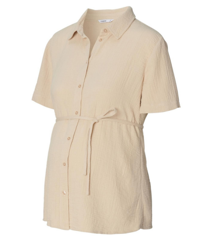 NOPPIES - Blouse de grossesse manches courtes - PEPEP - Light sand NOPPIES - Blouse de grossesse manches courtes - PEPEP - Light sand