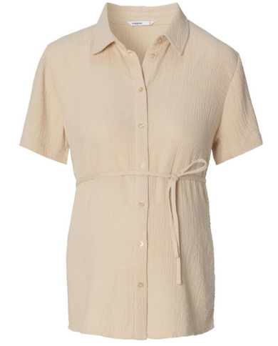 NOPPIES - Blouse de grossesse manches courtes - PEPEP - Light sand NOPPIES - Blouse de grossesse manches courtes - PEPEP - Light sand