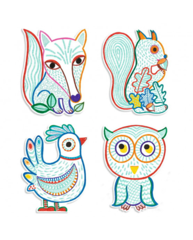 copy of DJECO-Coloriages à révéler familles de la forêt