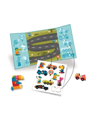 DJECO - Stickers repositionnables - Voitures
