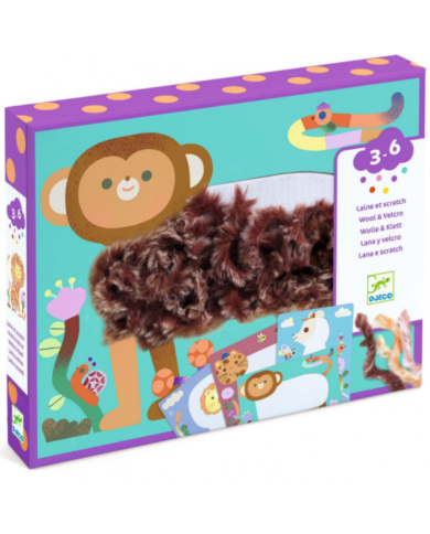 DJECO - Coffret d’activités - Laine et scratch DJECO - Coffret d’activités - Laine et scratch