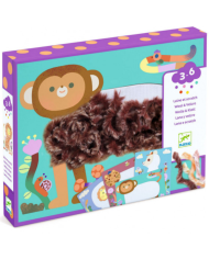 DJECO - Coffret d’activités - Laine et scratch