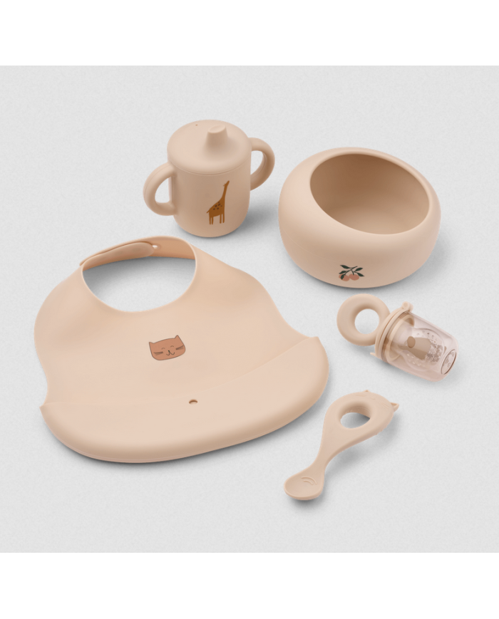 LIEWOOD - Set de vaisselle en silicone - MILEAH