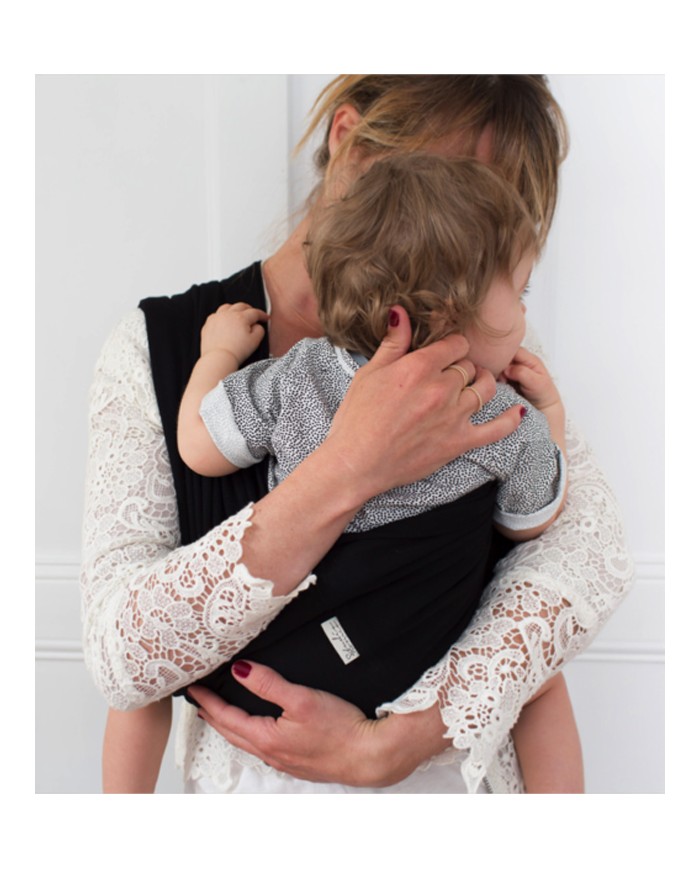STUDIO ROMEO - Porte-bébé sans noeud  DUO - Noir
