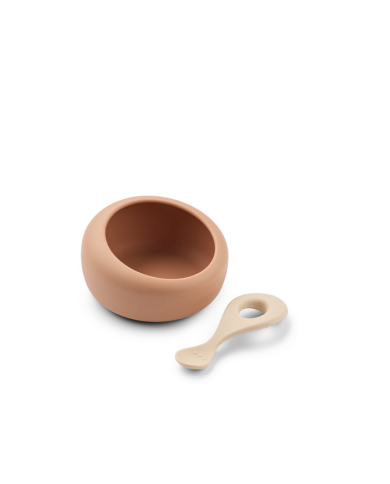 LIEWOOD - Set bol + cuillère - SPARIA - Rose