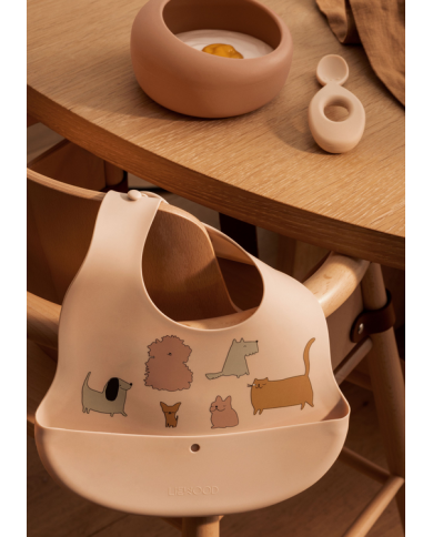 LIEWOOD - Set bol + cuillère - SPARIA - Rose