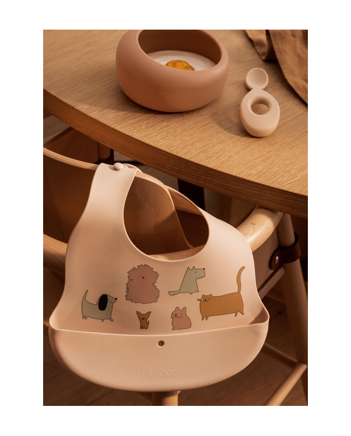 LIEWOOD - Set bol + cuillère - SPARIA - Rose