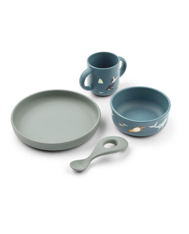 LIEWOOD - Set en silicone - Artic Sea