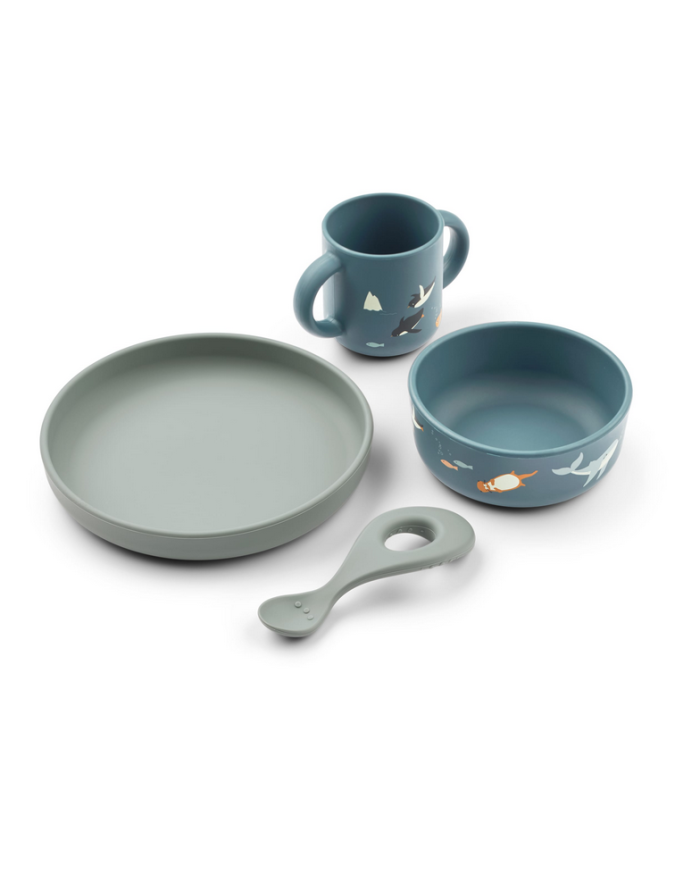 LIEWOOD - Set en silicone - Artic Sea