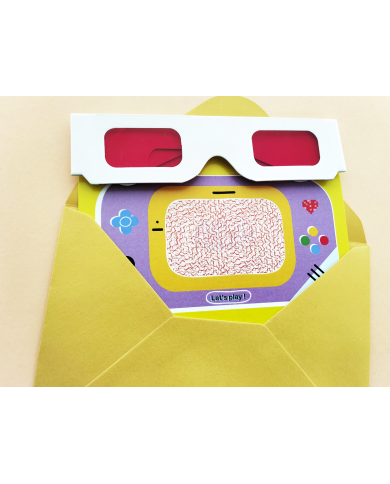 PAMELA LOOPS - Carte jeux de demande pour le parrain