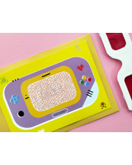 PAMELA LOOPS - Carte jeux de demande pour le parrain