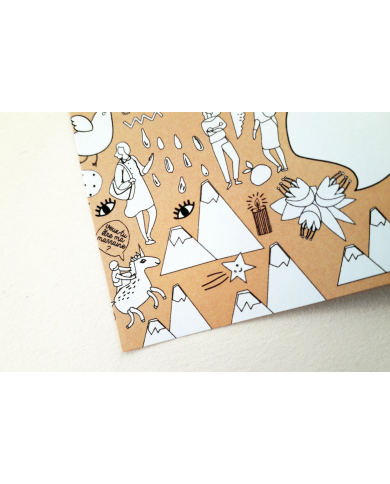 PAMELA LOOPS - Poster "Cherche et trouve" - Marraine