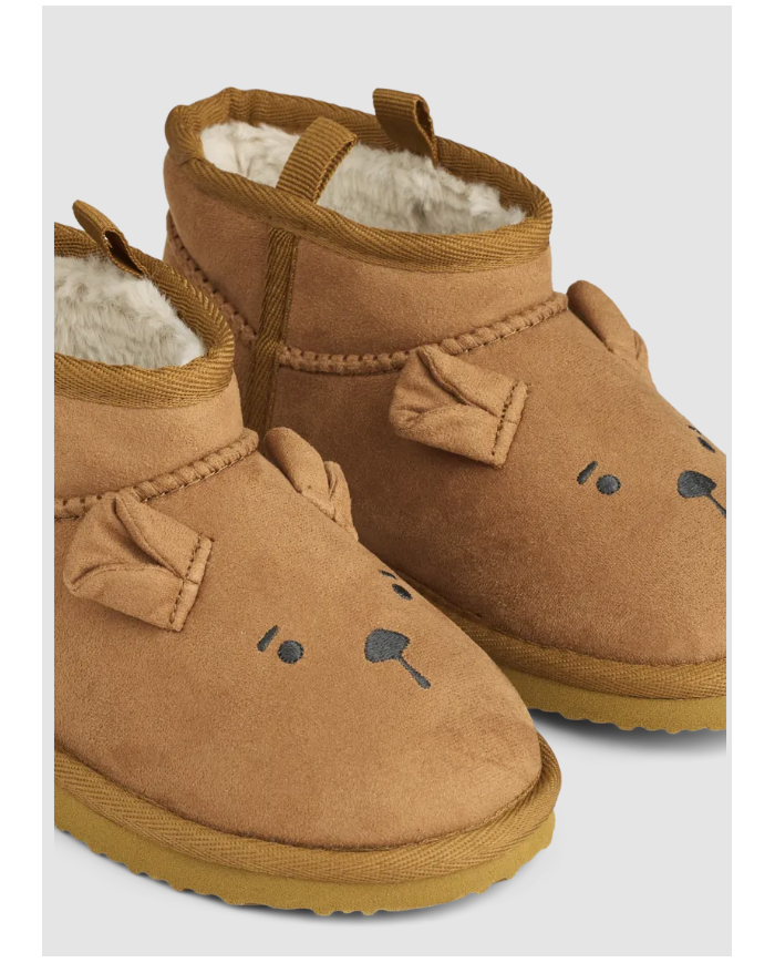 LIEWOOD - Chaussons Alban Bear - Caramel