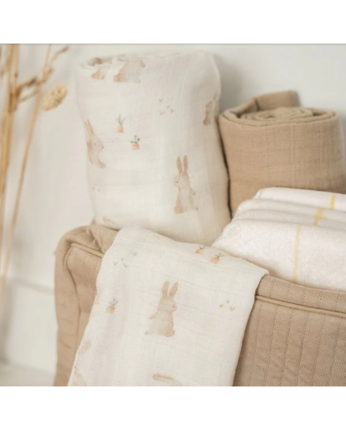 LITTLE DUTCH - Lot de 2 langes - Baby Bunny