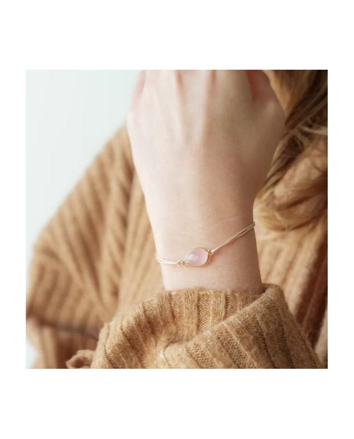 ILADO - Duo bracelets mère-fille – Quartz rose