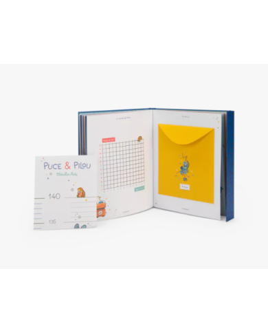 MOULIN ROTY - Livre de naissance - Puce et Pilou