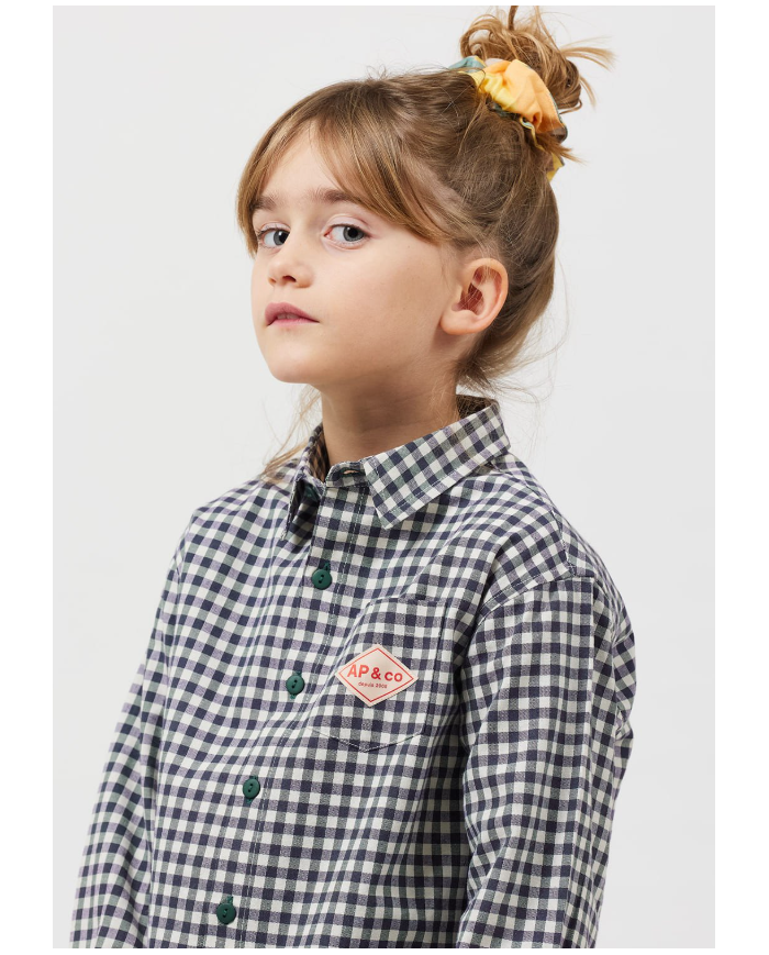 ARSENE ET LES PIPELETTES - Chemise mixte à carreaux