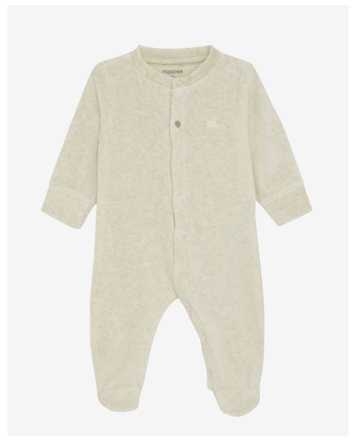 NOPPIES - Pyjama bébé en velours - SAXON - Beige