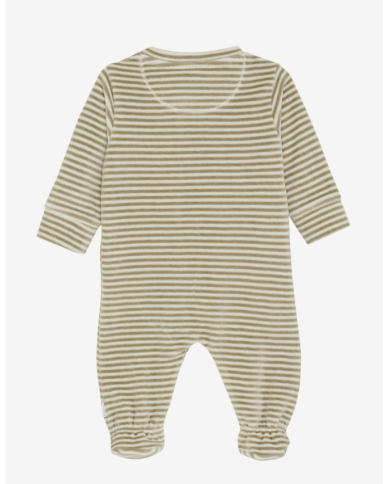 NOPPIES - Pyjama bébé en velours - SOUCI - Rayé