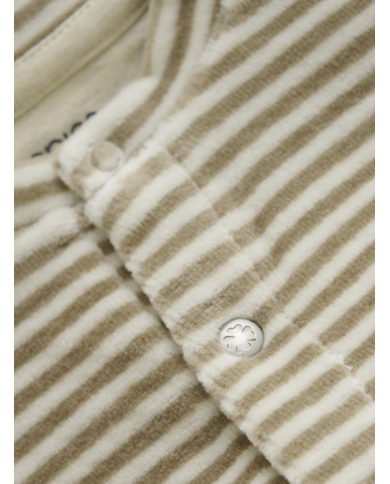 NOPPIES - Pyjama bébé en velours - SOUCI - Rayé