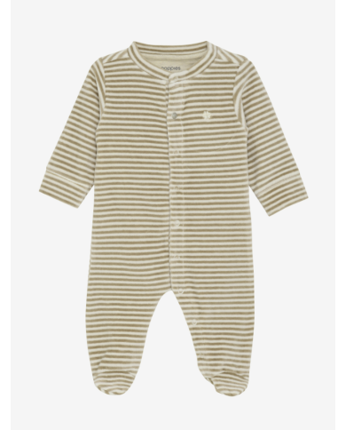 NOPPIES - Pyjama bébé en velours - SOUCI - Rayé