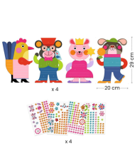 DJECO - Stickers - Eclatants