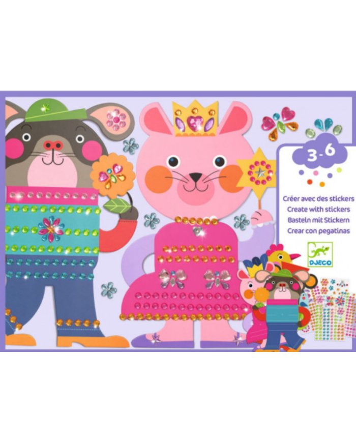 DJECO - Stickers - Eclatants