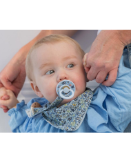 BIBS - Pack de 2 lolettes -  Eloïse Liberty Dusty Blue Mix