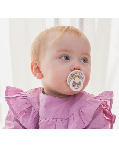 BIBS - Pack de 2 lolettes -  Eloïse Liberty Dusty Blue Mix