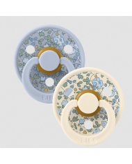 BIBS - Pack de 2 lolettes -  Eloïse Liberty Dusty Blue Mix