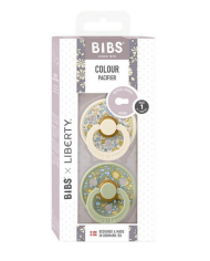 BIBS - Pack de 2 lolettes -  Eloïse Liberty Dusty Blue Mix