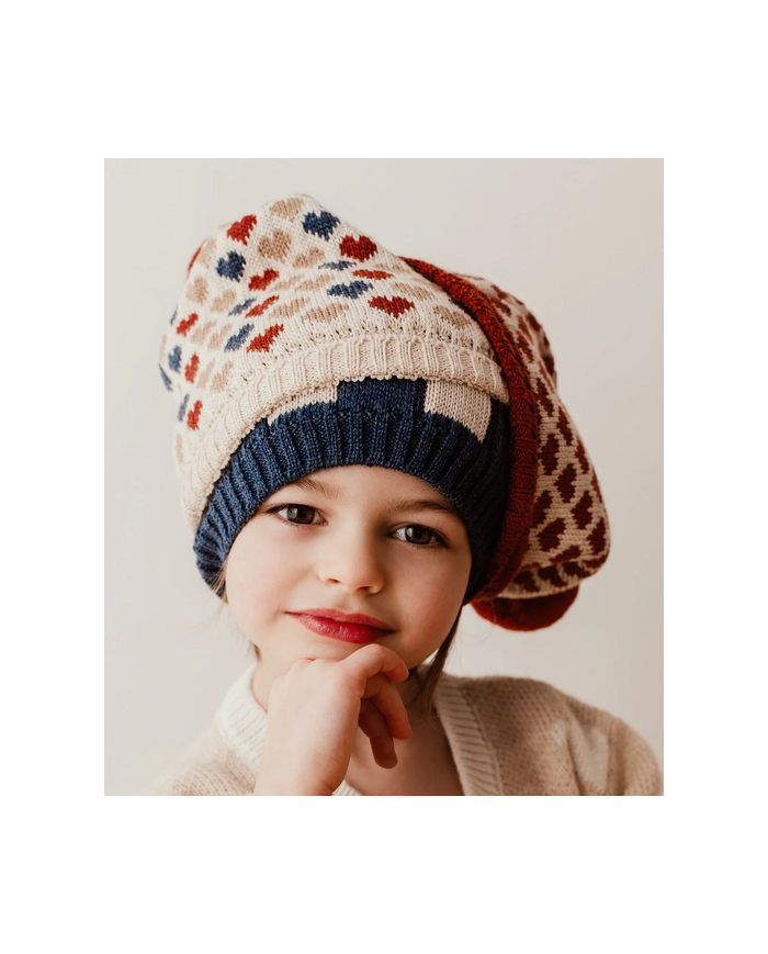LES PETITES CHOSES - Bonnet Alix - Coeurs Tricolores